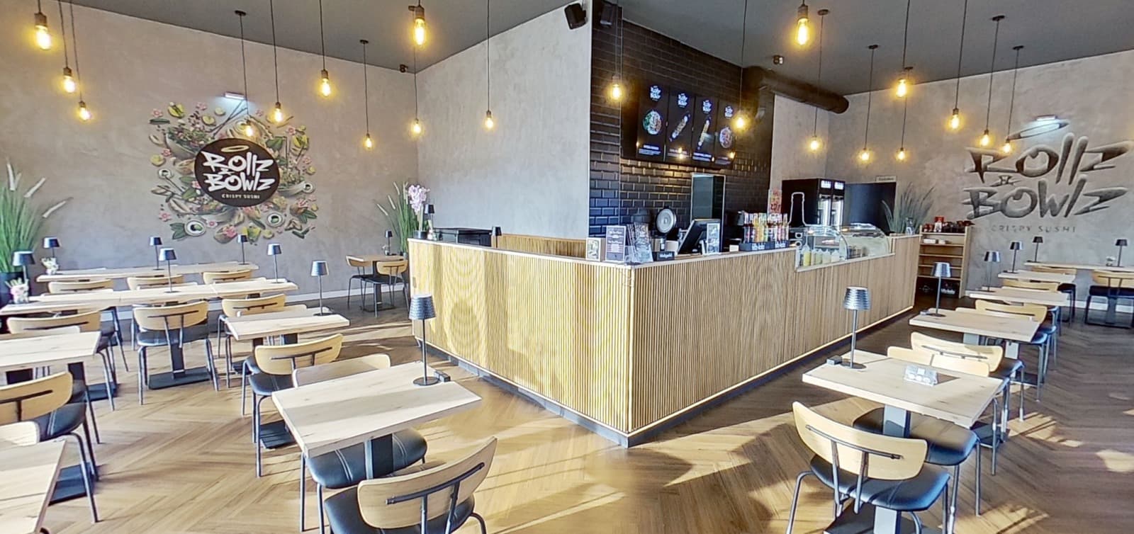 Gastronomie Einrichtung – Gesamtansicht Gästebereich